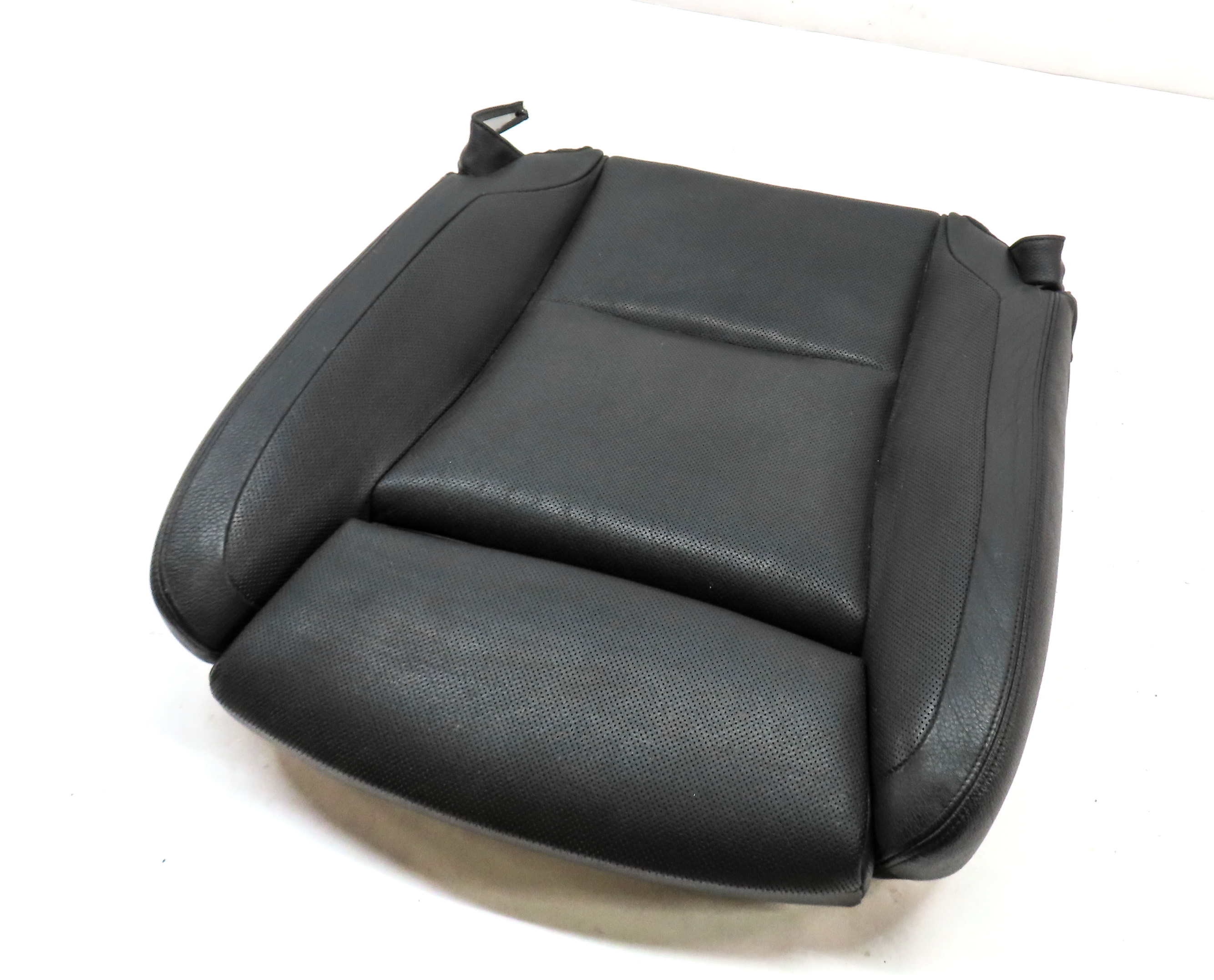 2015 BMW 740Li (F02) FRONT LEFT DRIVER COMFORT SEAT CUSHION w/ HEAT VENT (Black) — exact item pictured